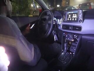 Fehér lány fogások tini faszkiverés ki -ban egy autó új orleans