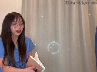 Creepy medical practitioner Convinces Young Medical expert Korean daughter to Fuck to Get Ahead