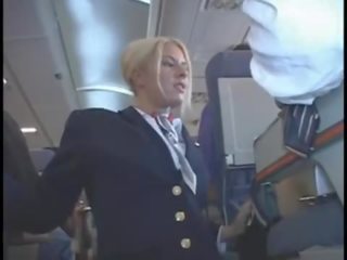 Riley evans amerikaans stewardess terrific afrukken