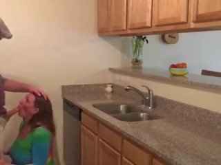 Rough Anal Surprise for Pregnant Milf in Kitchen Step Mother and Son Taboo Fuck - BunnieAndTheDude
