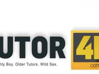 Tutor4k. ιδιωτικό δάσκαλος ξέρει πάντα και μπορώ ακόμη και mov άνθρωπος sensational να τρυπάνι