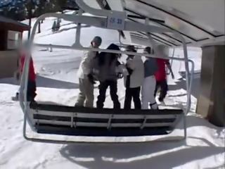 Desirable brunete fucked grūti shortly thereafter snowboarding