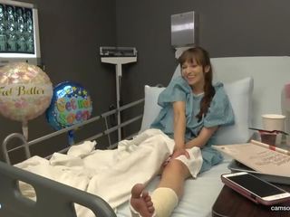 ציבורי x מדורג וידאו ב בית חולים אמא שאני אוהב לדפוק הבזק, bf cums ב פטמות shortly לאחר עבודה ביד