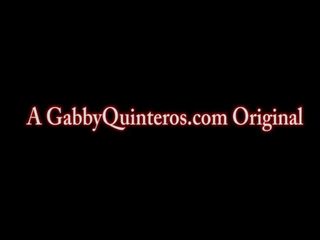 Gabby quinteros facialized โดย ดำ manhood