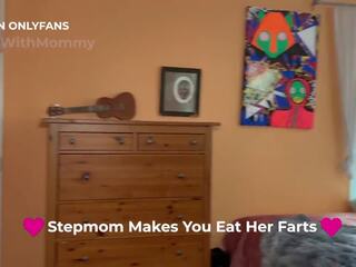Jewish Stepmom gets Caught Farting and goes ahead You Eat Her Farts