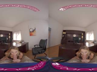 VR BANGERS Wide lead Pussy Horny Blonde Accountant VR X rated movie